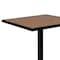 Flash Furniture Outdoor Faux Teak Dining Table with Poly Slats XU-DG-HW1045-GG - alternate 3